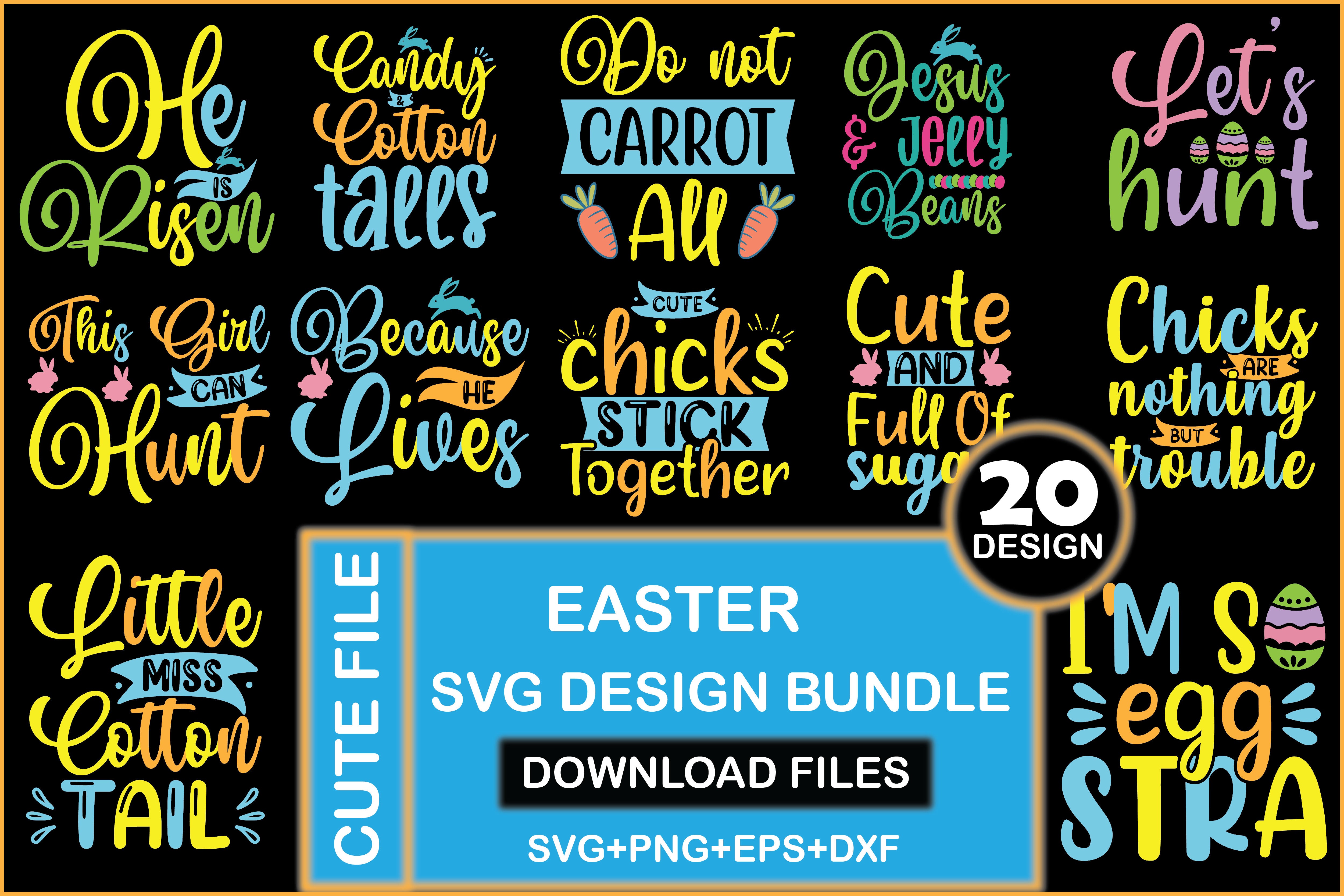 Easter SVG Bundle 11 - CraftNest - Digital Crafting and Art