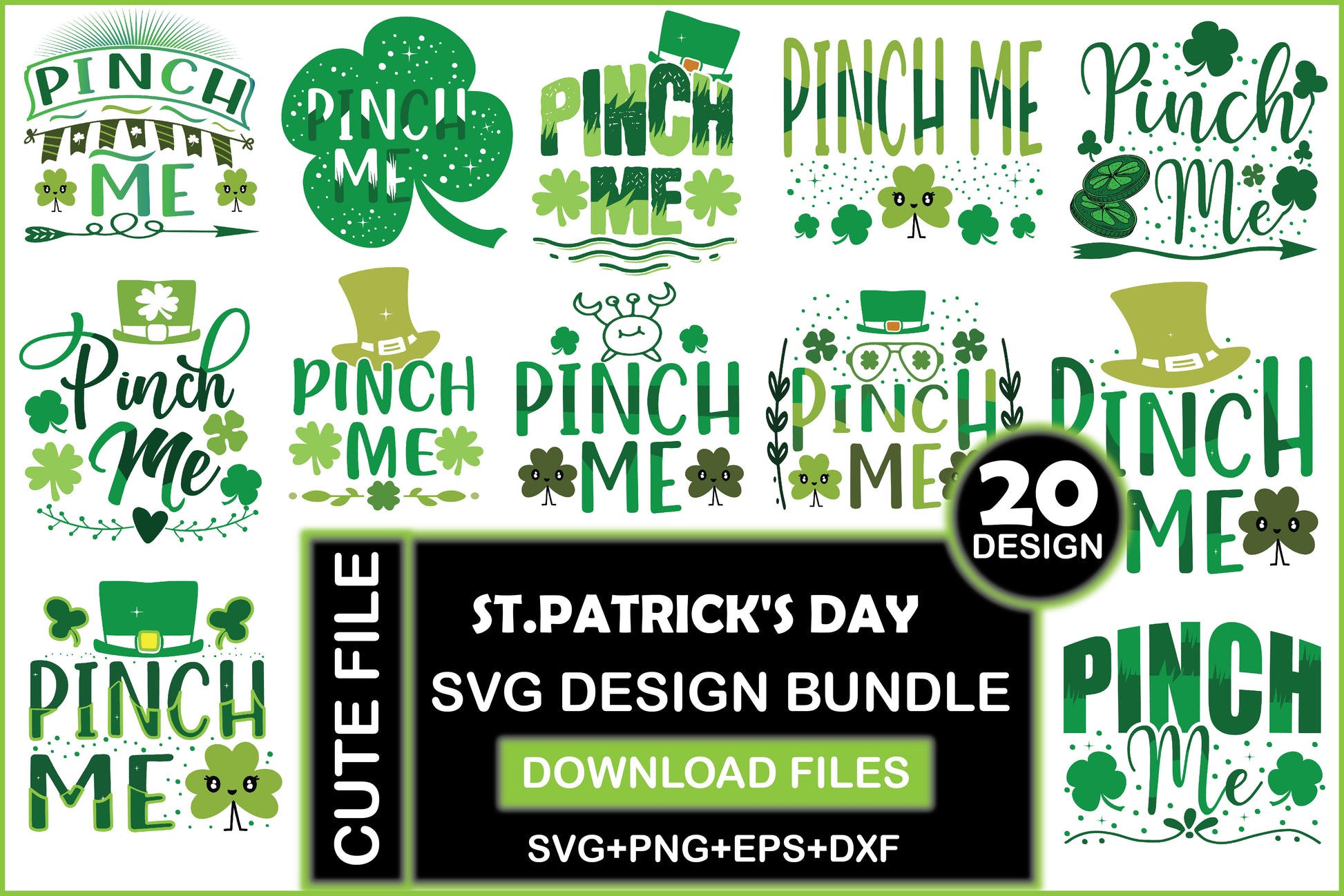 St Patrick's Day SVG Bundle 3 - CraftNest - Digital Crafting and Art