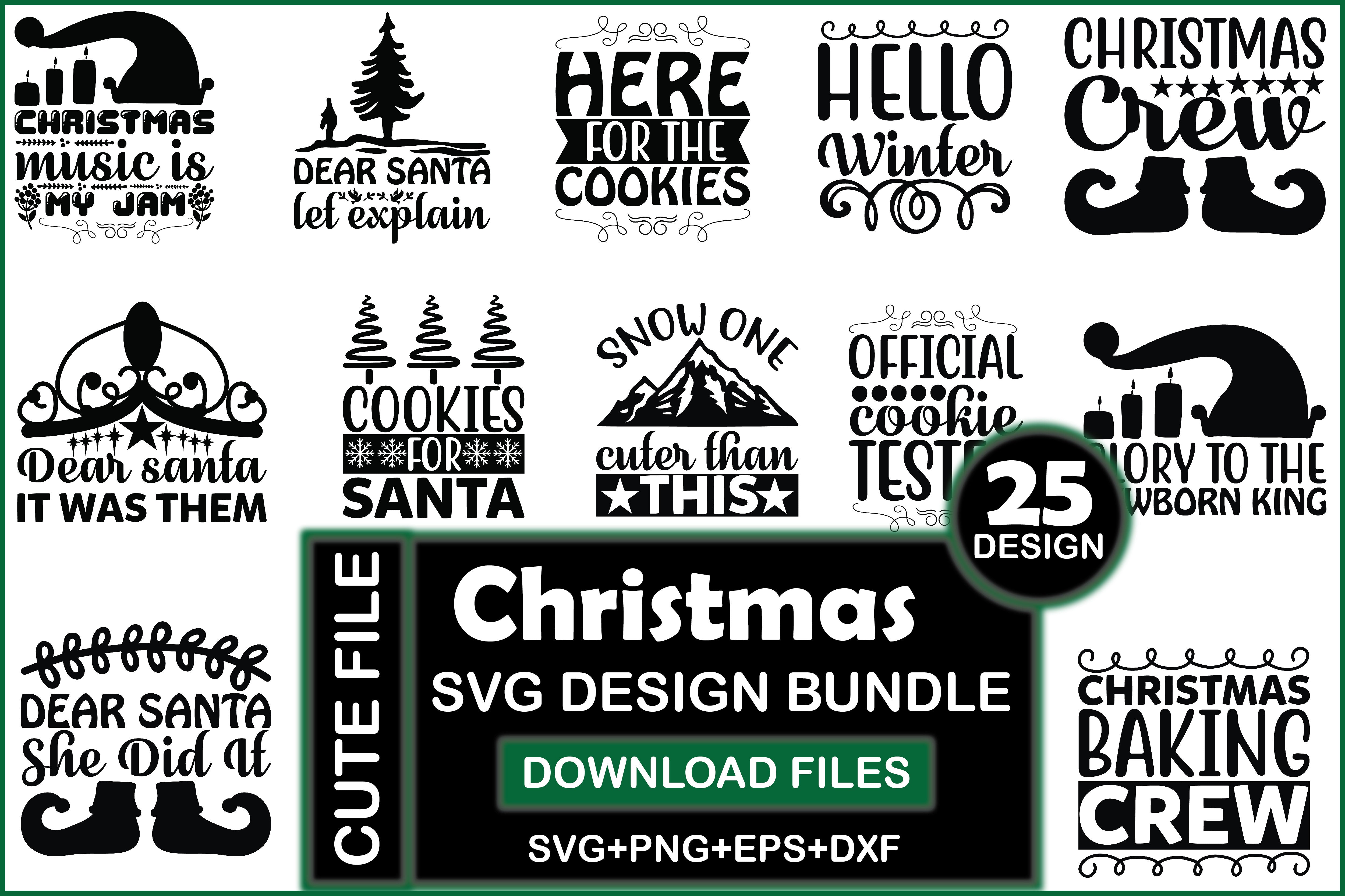 Christmas 12 SVG Bundle - CraftNest - Digital Crafting and Art