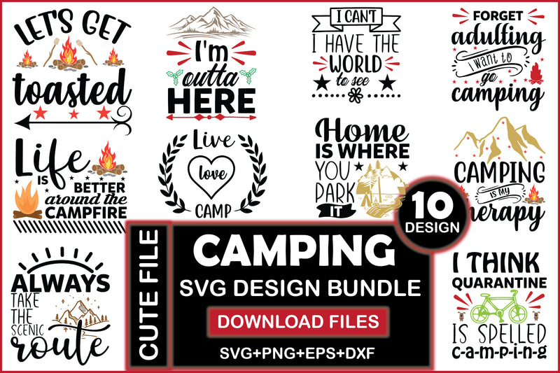 Camping Bundle 6 - CraftNest - Digital Crafting and Art