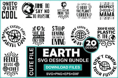 Earth SVG Bundle - CraftNest - Digital Crafting and Art