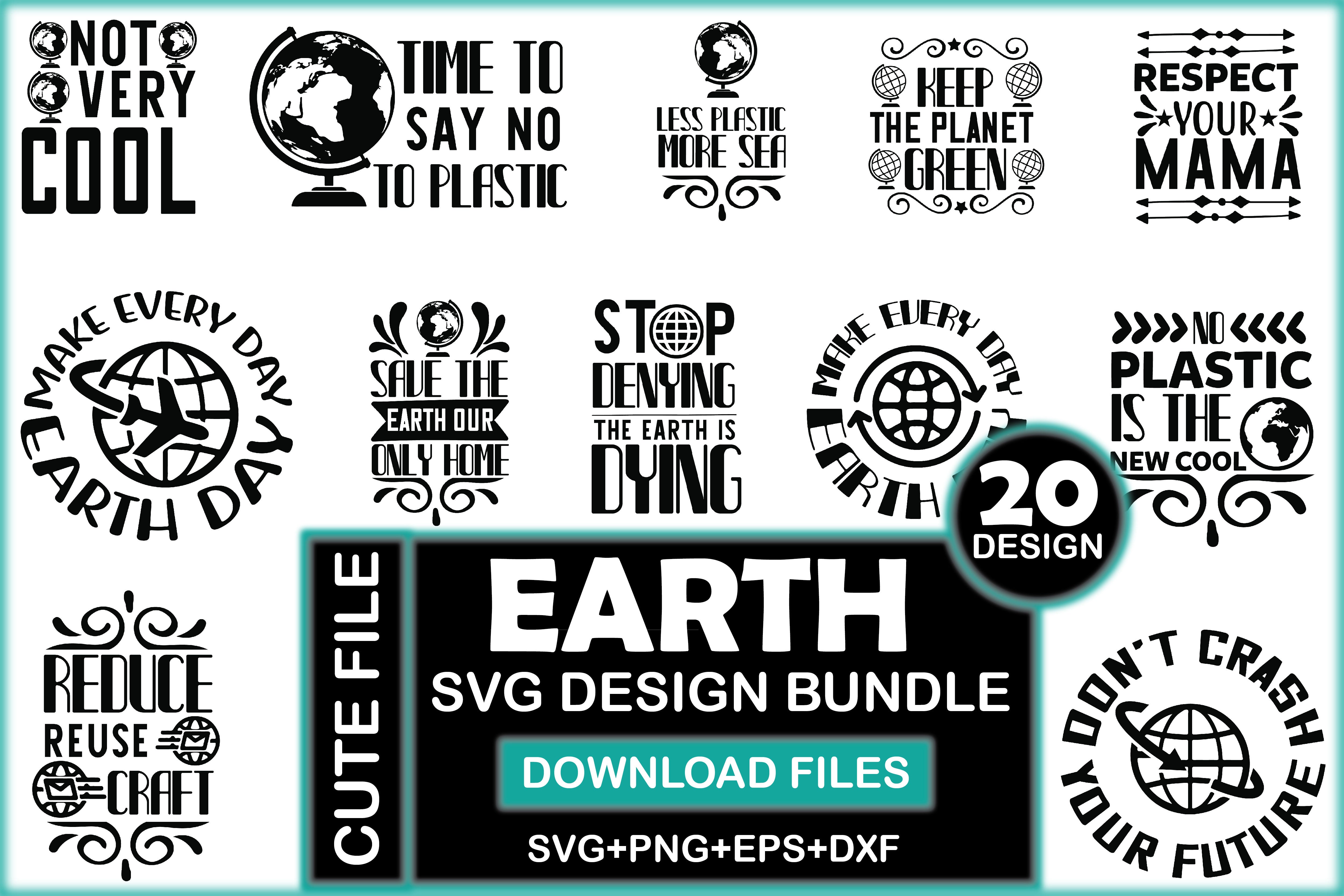 Earth SVG Bundle - CraftNest - Digital Crafting and Art