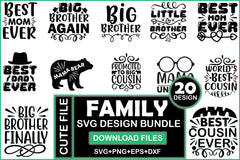 Family SVG Bundle 6 - CraftNest - Digital Crafting and Art