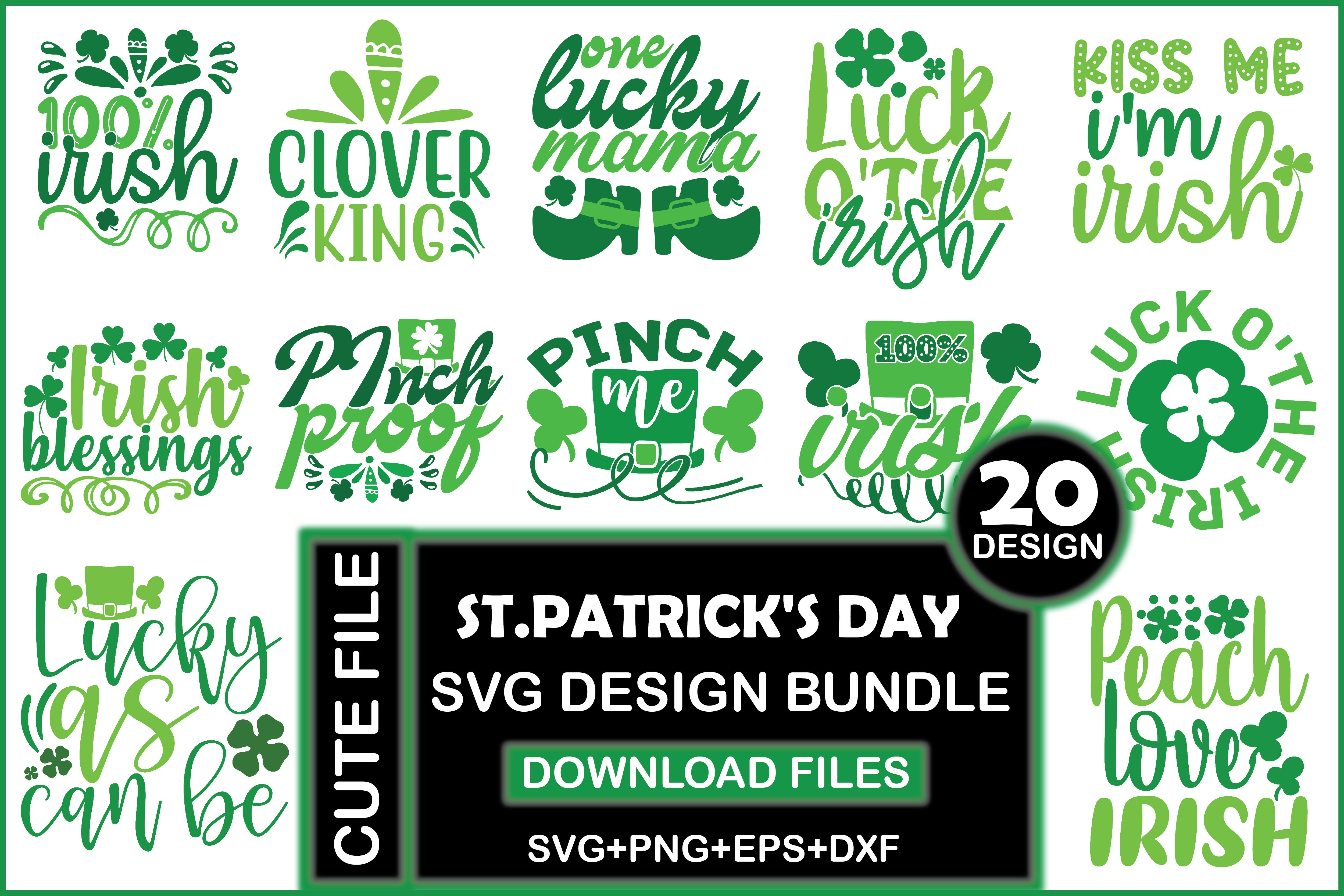 St Patrick's Day SVG Bundle 9 - CraftNest - Digital Crafting and Art