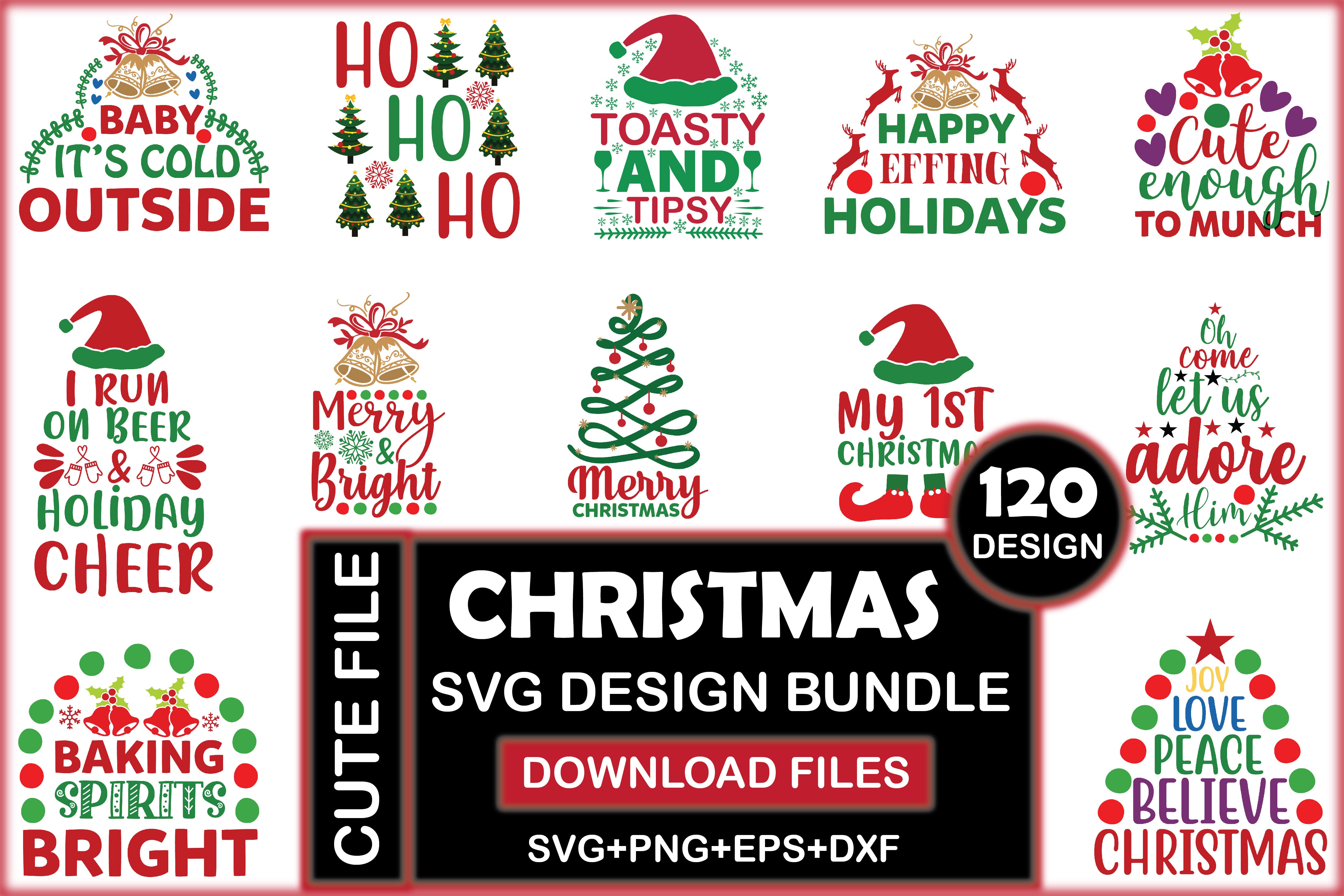Christmas SVG Bundle 11 - CraftNest - Digital Crafting and Art