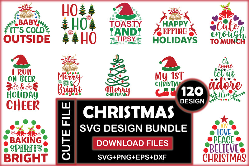 Christmas SVG Bundle 11 - CraftNest - Digital Crafting and Art