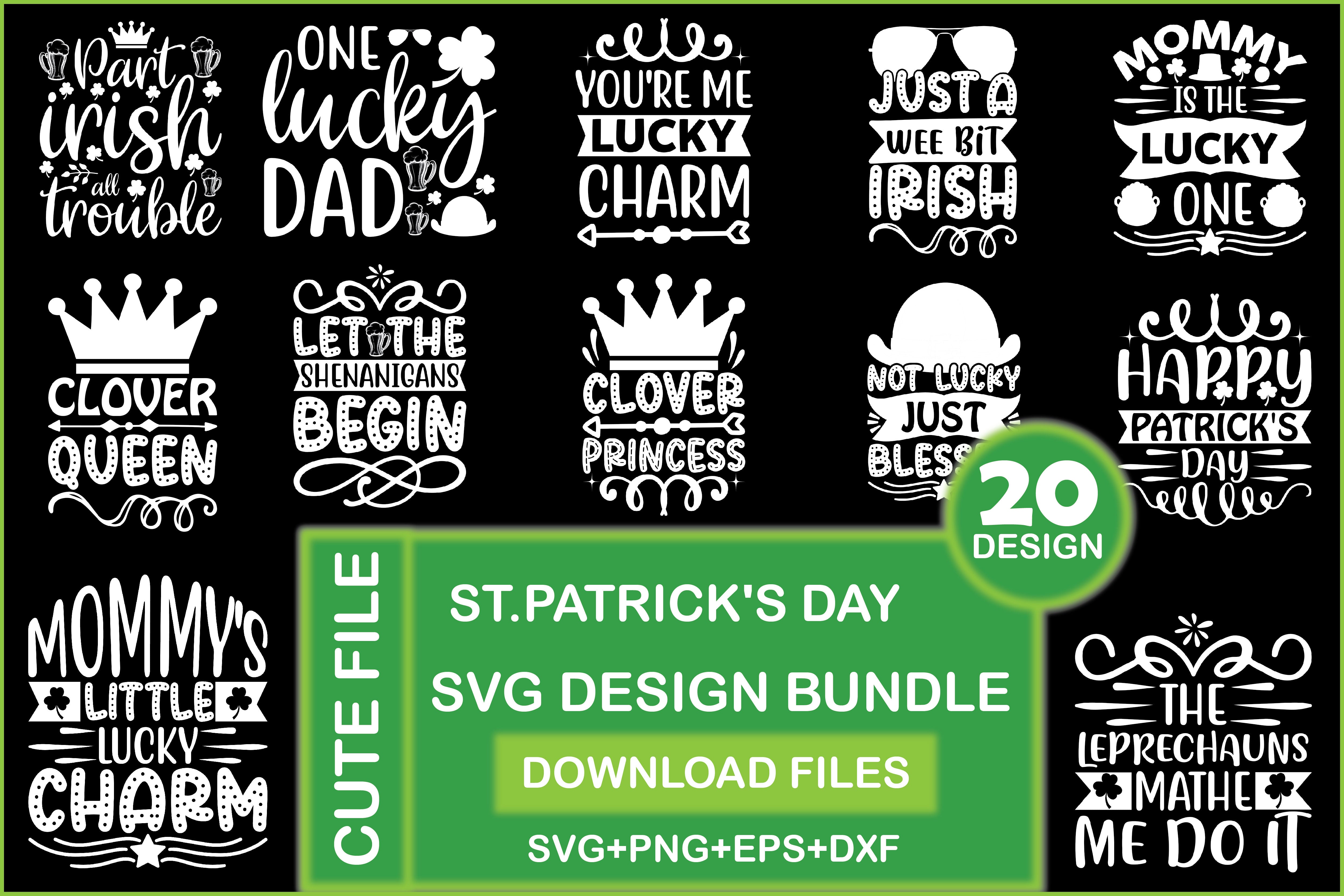 St Patrick's Day SVG Bundle 2 - CraftNest - Digital Crafting and Art