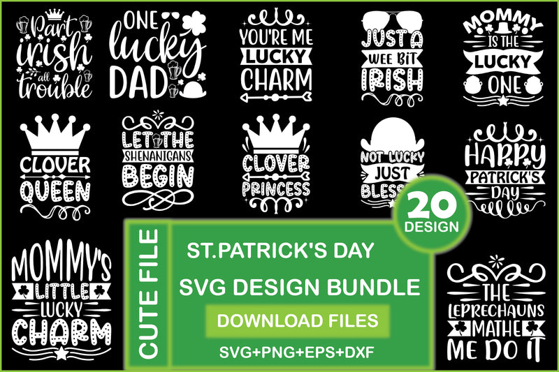 St Patrick's Day SVG Bundle 2 - CraftNest - Digital Crafting and Art