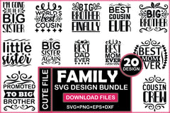 Family SVG Bundle 2 - CraftNest - Digital Crafting and Art