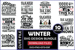 Winter SVG Bundle - CraftNest - Digital Crafting and Art