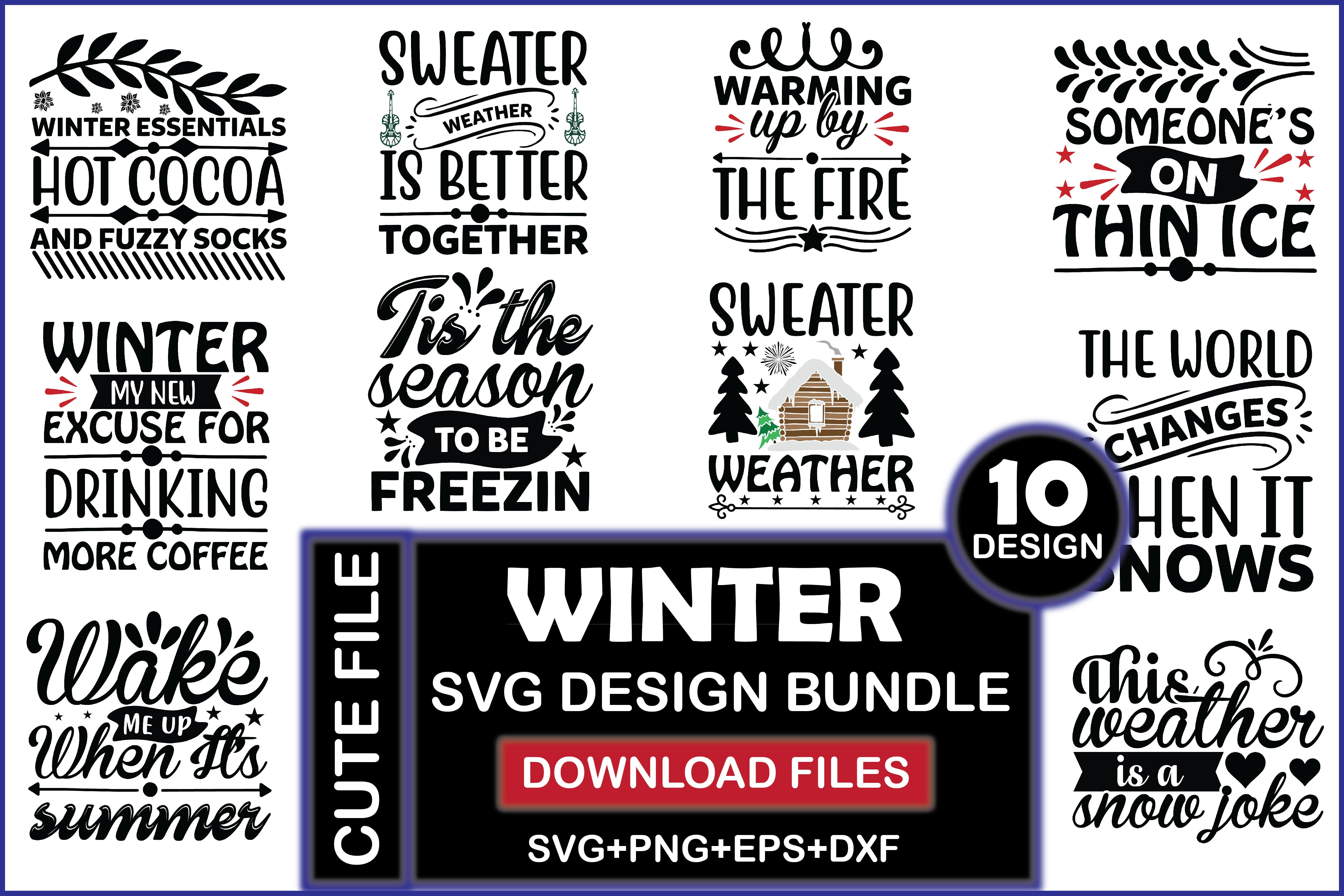 Winter SVG Bundle - CraftNest - Digital Crafting and Art