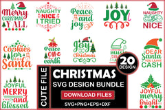 Christmas SVG Bundle 15 - CraftNest - Digital Crafting and Art