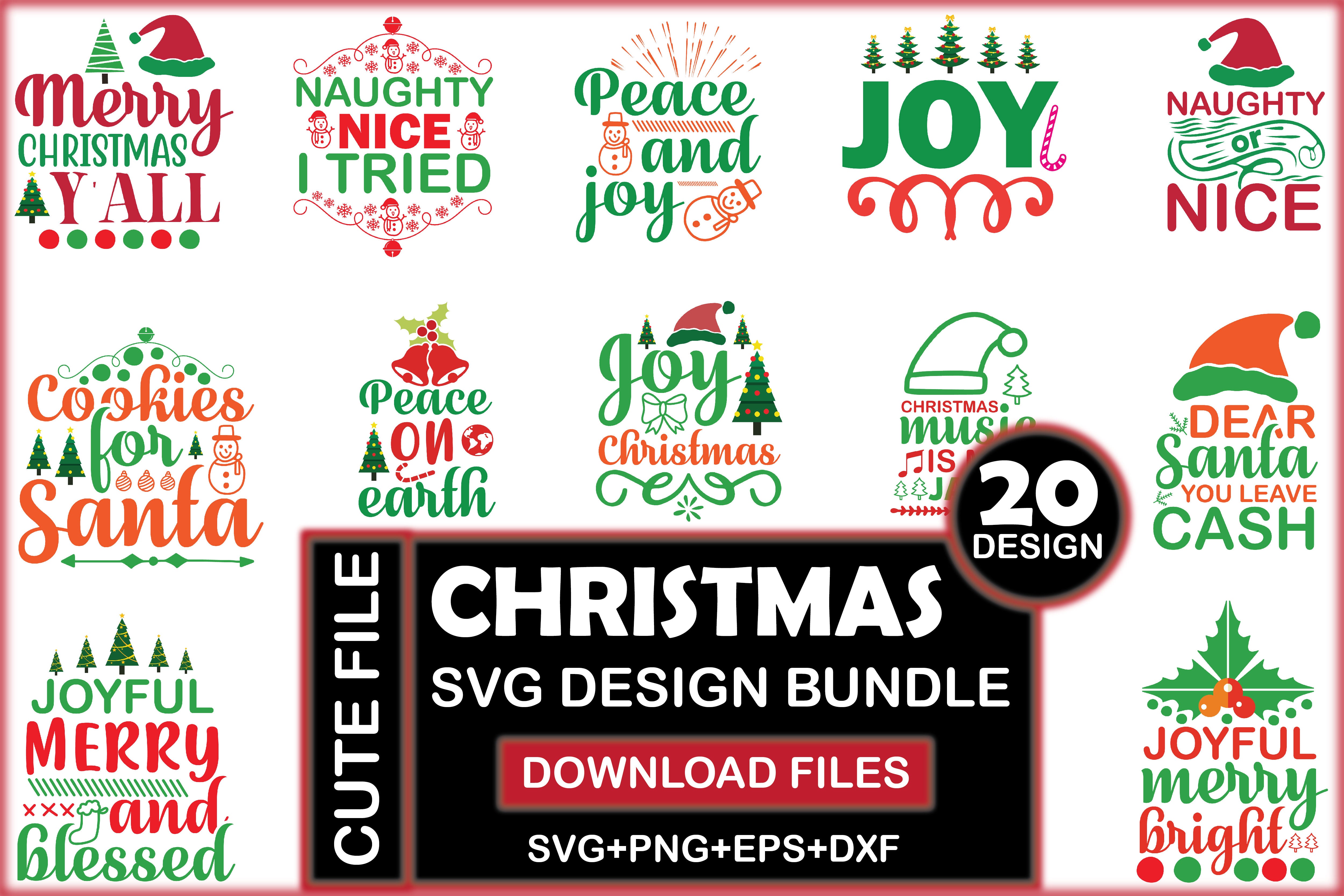 Christmas SVG Bundle 15 - CraftNest - Digital Crafting and Art