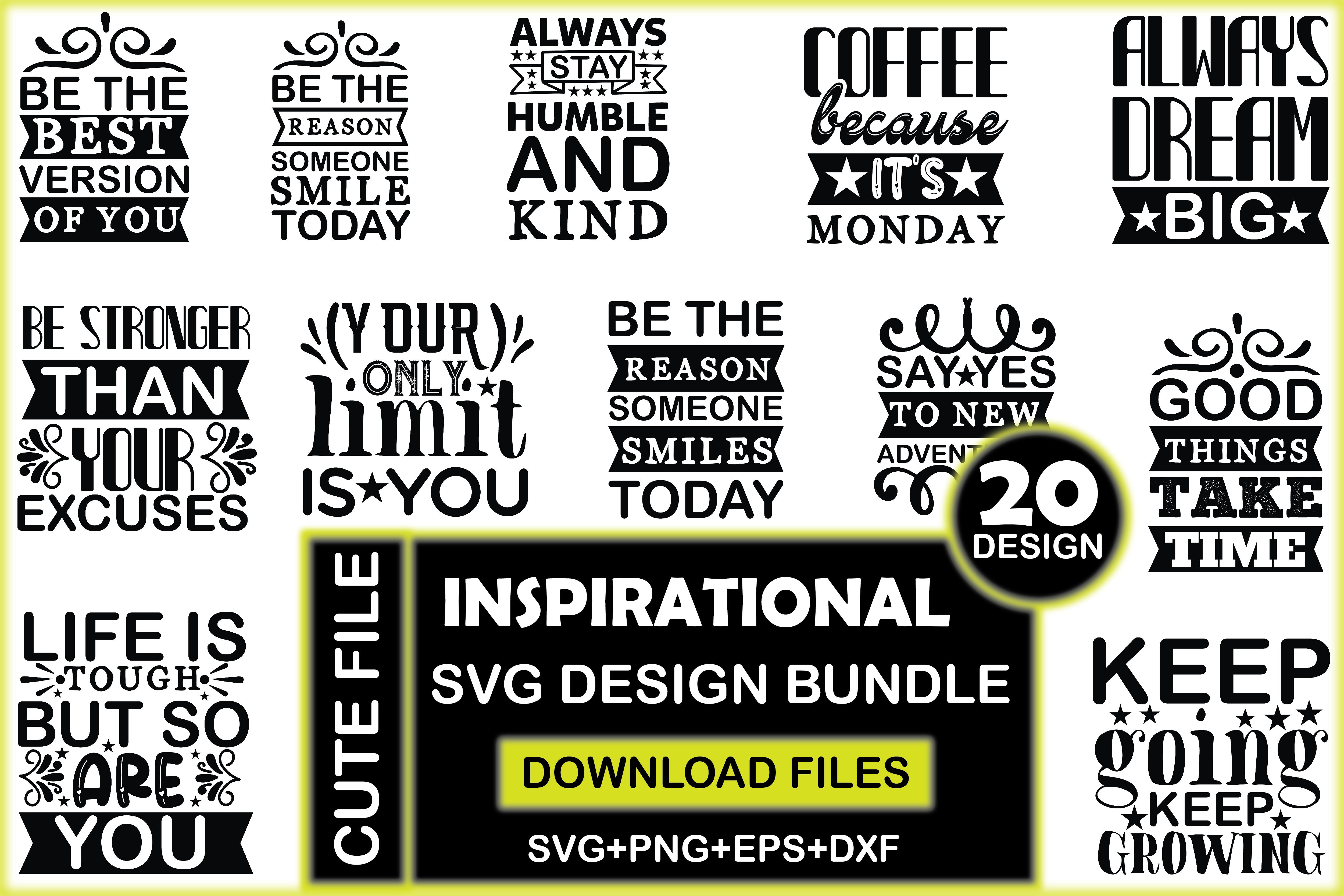 Inspirational SVG Bundle 2 - CraftNest - Digital Crafting and Art