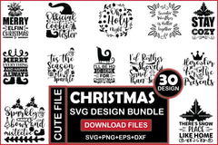 Christmas 50 SVG Bundle - CraftNest - Digital Crafting and Art