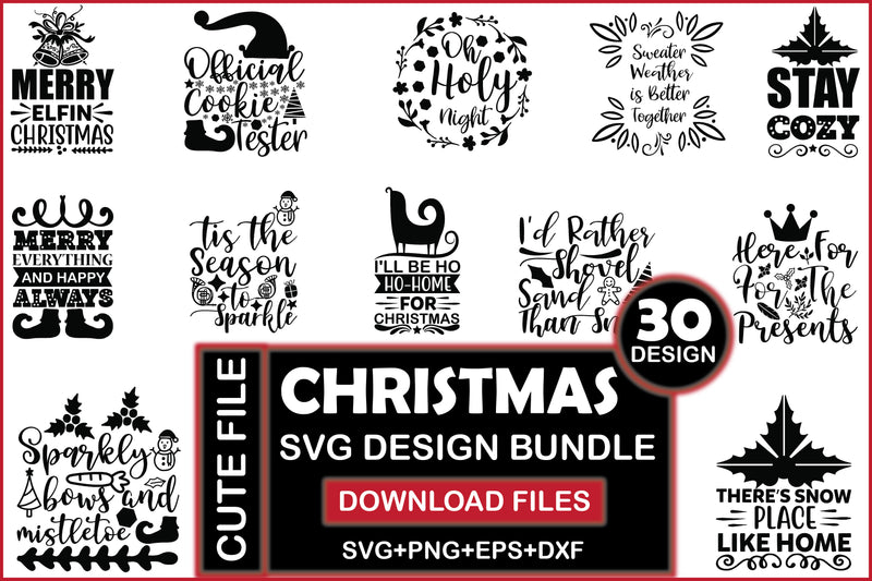 Christmas 50 SVG Bundle - CraftNest - Digital Crafting and Art
