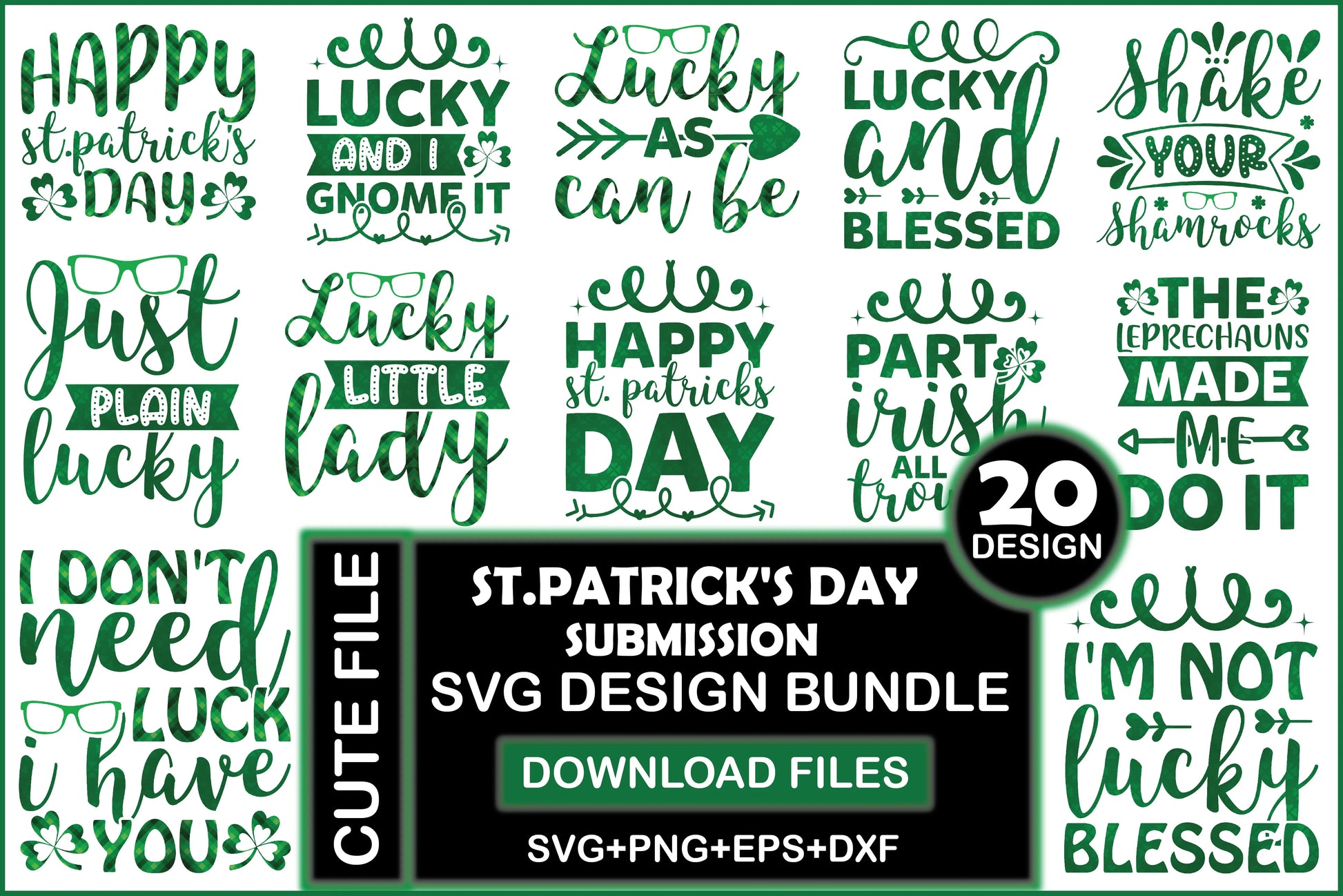 St Patrick's Day SVG Bundle - CraftNest - Digital Crafting and Art