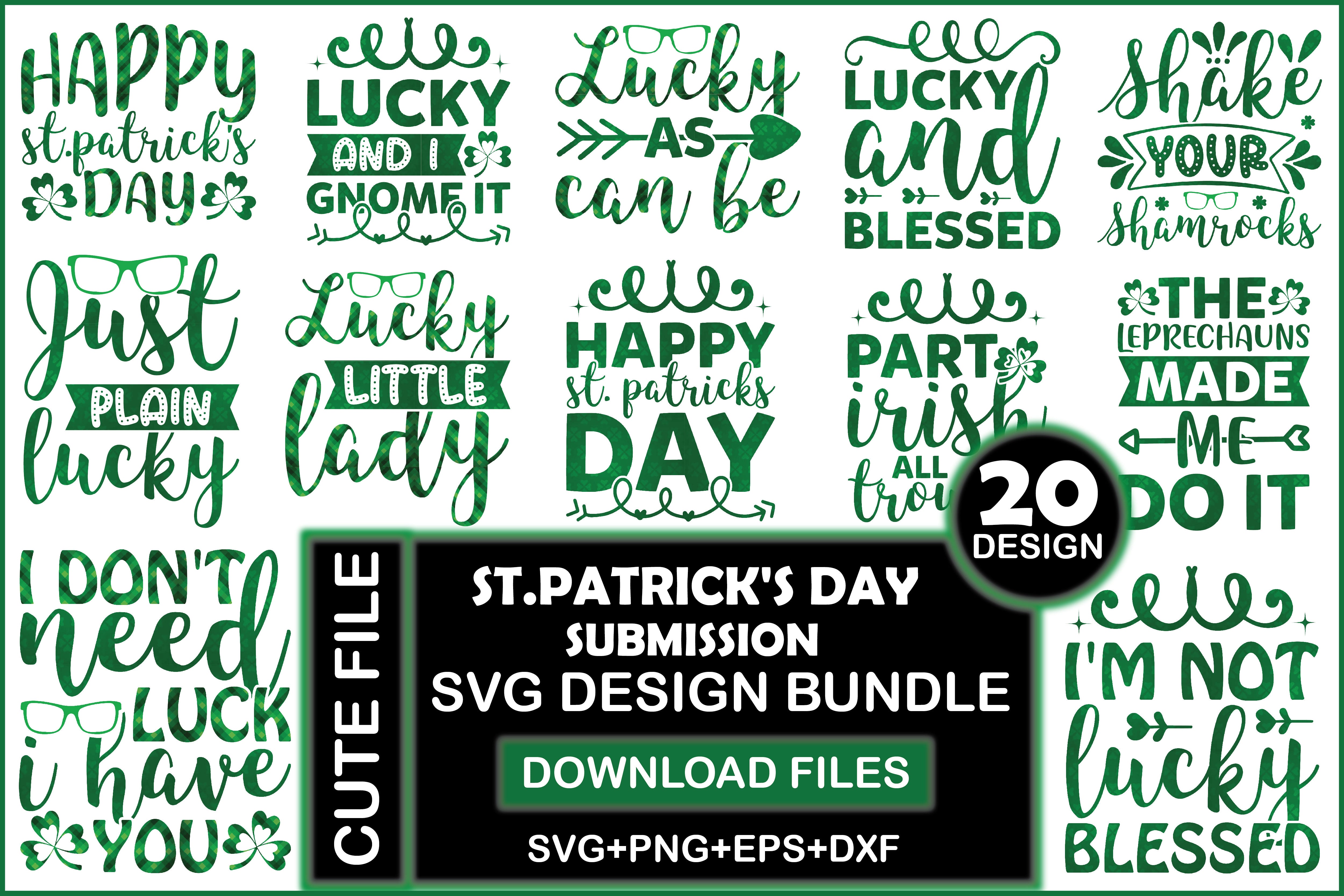 St Patrick's Day SVG Bundle - CraftNest - Digital Crafting and Art