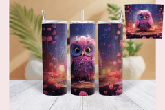 Neon Owl Tumbler Wrap Bundle - CraftNest - Digital Crafting and Art