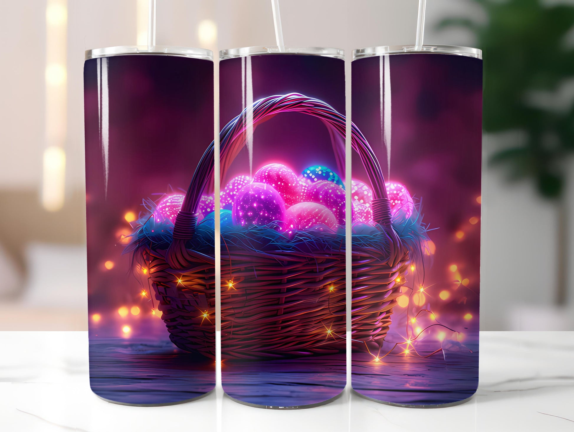 Neon Easter 4 Tumbler Wrap - CraftNest