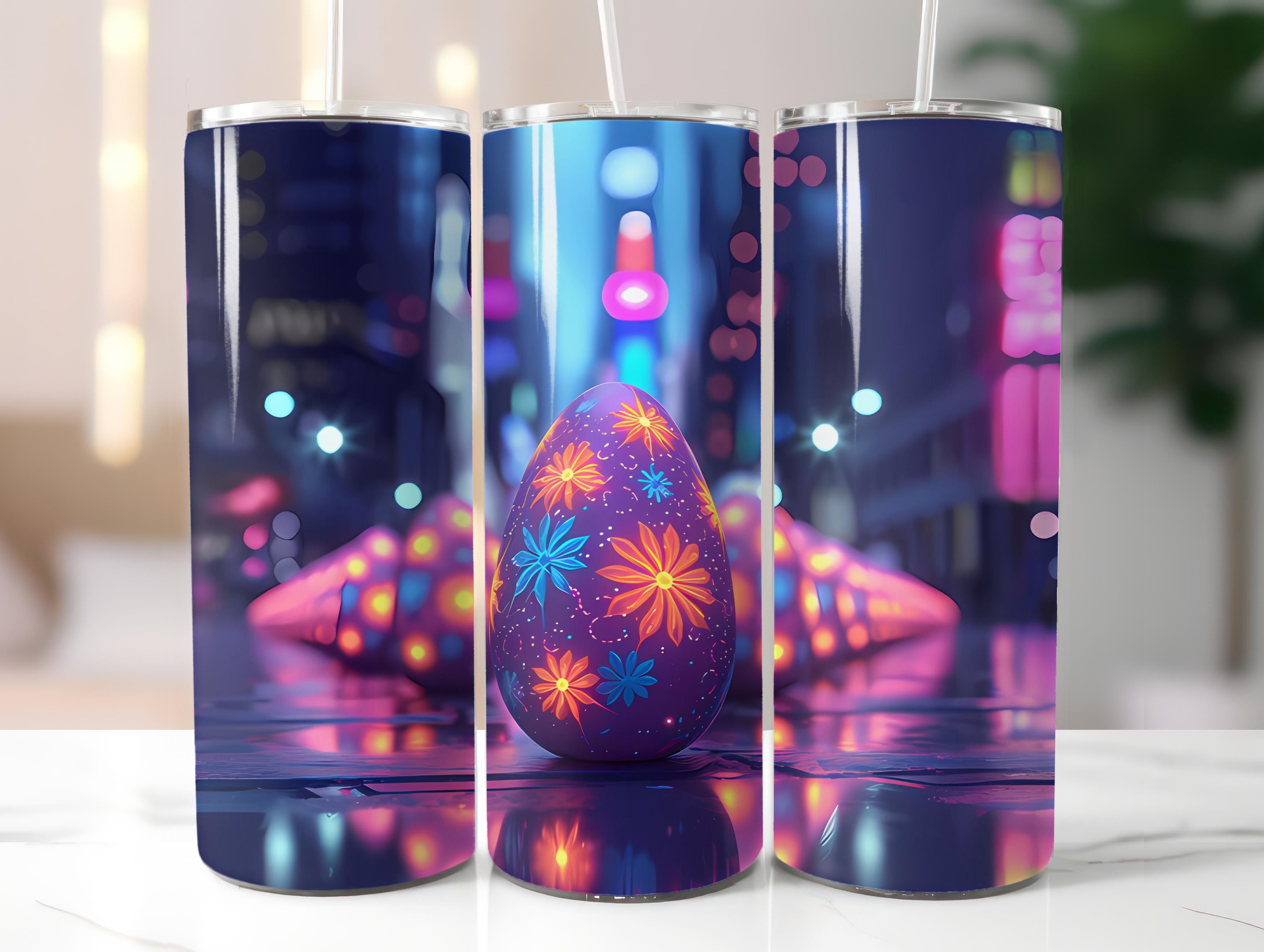 Neon Easter 1 Tumbler Wrap - CraftNest