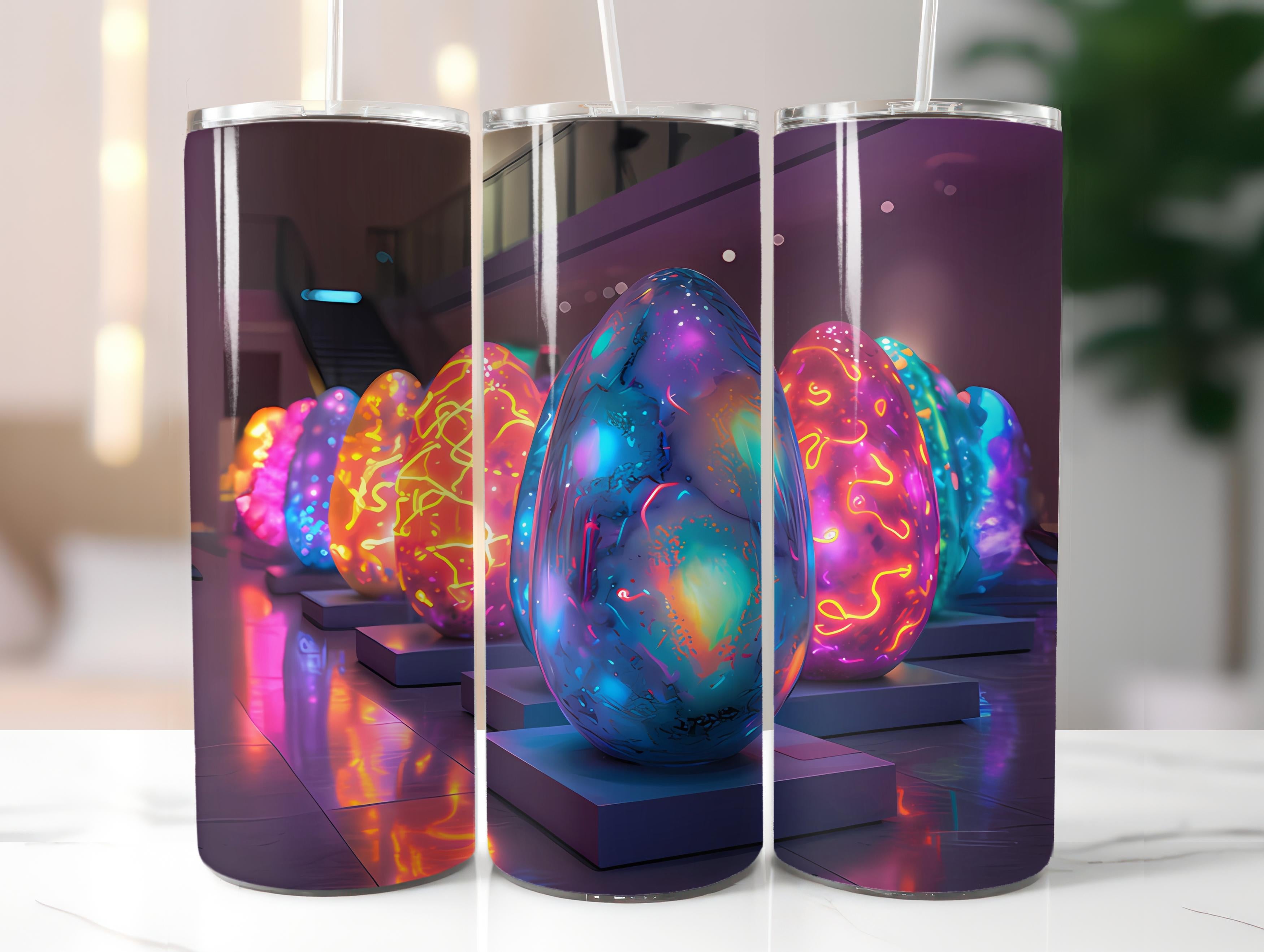 Neon Easter 4 Tumbler Wrap - CraftNest