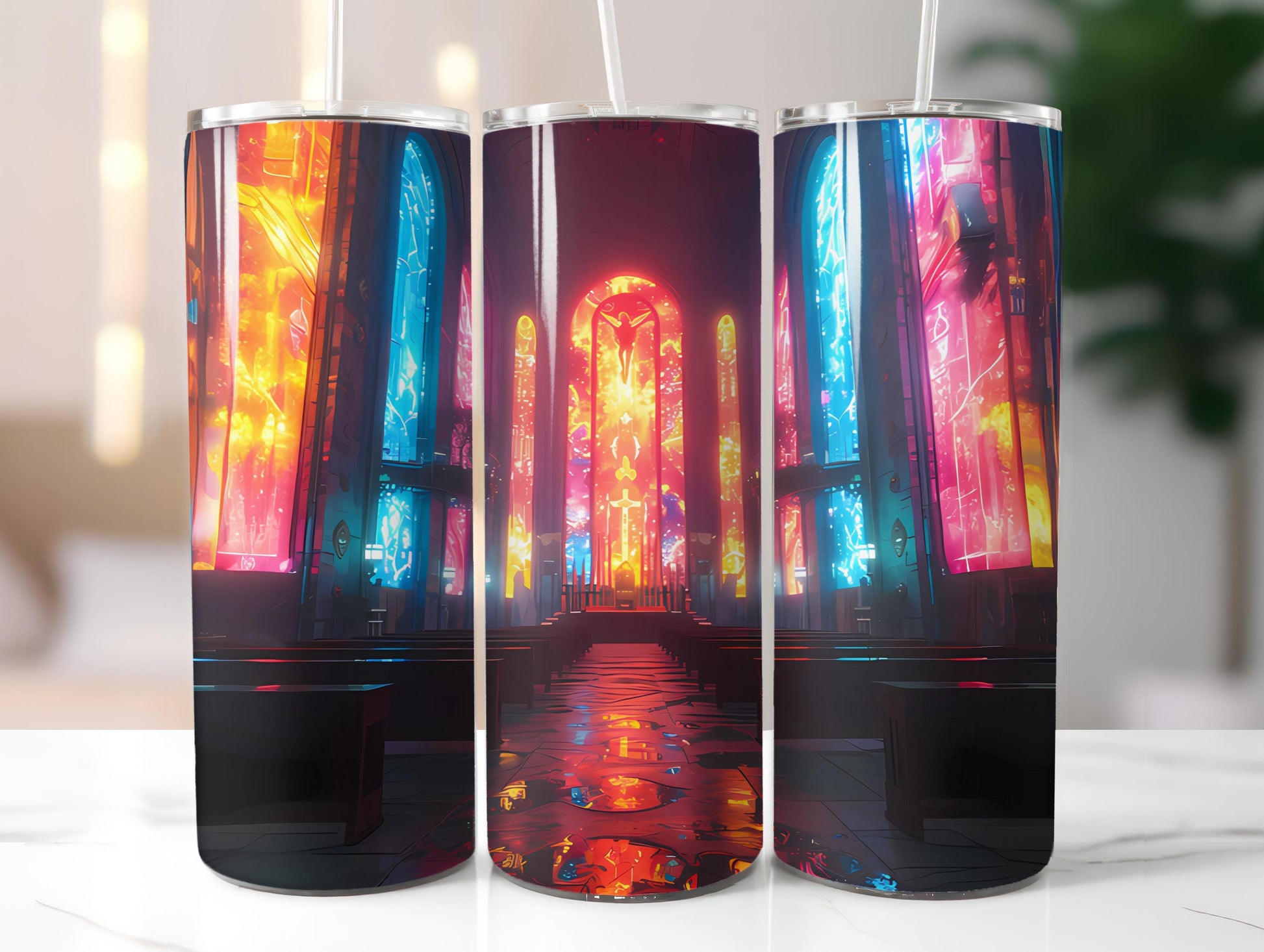 Neon Easter 3 Tumbler Wrap - CraftNest