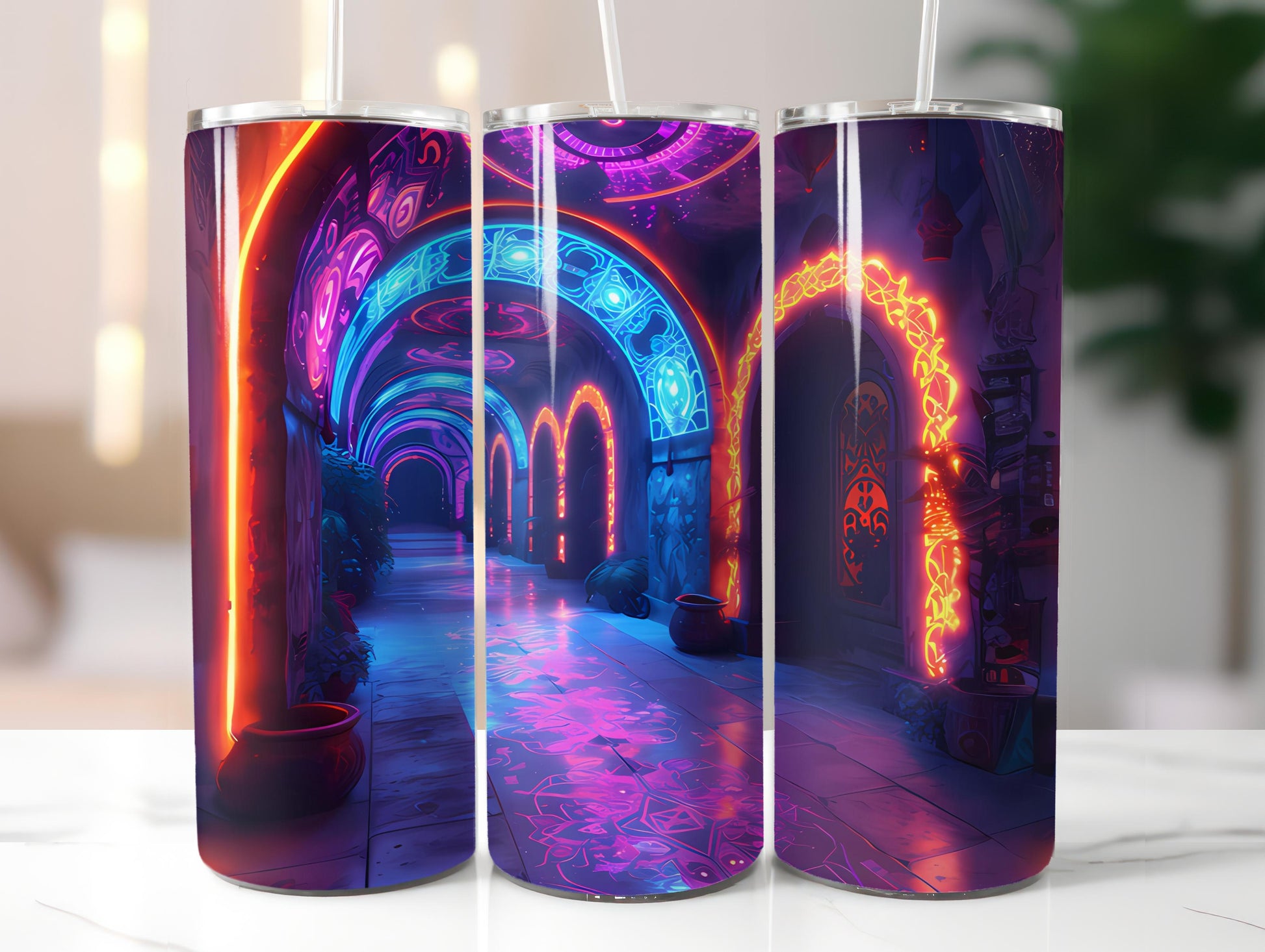 Neon Easter 3 Tumbler Wrap - CraftNest