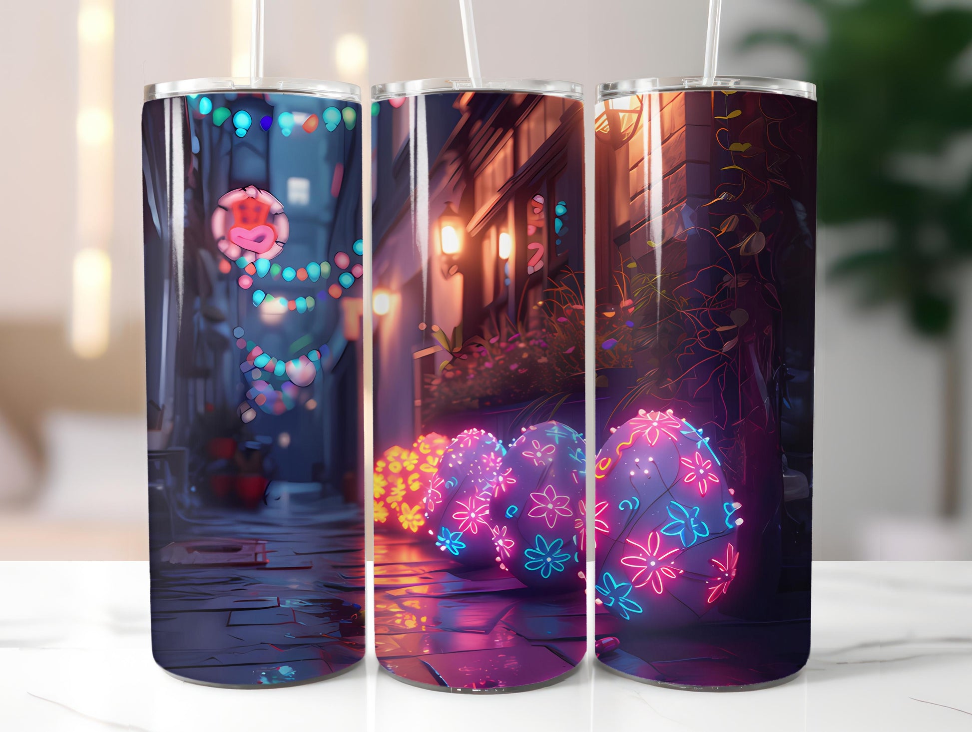 Neon Easter 5 Tumbler Wrap - CraftNest