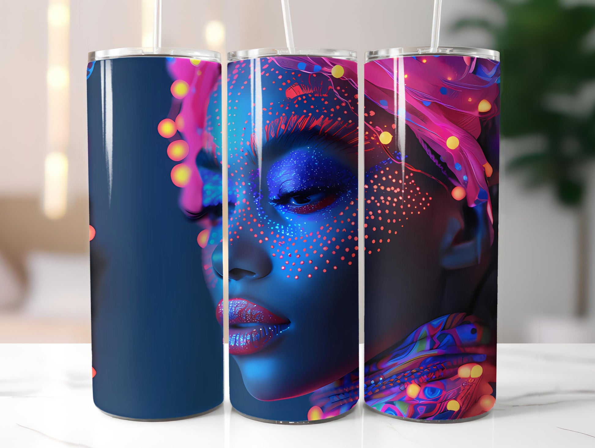 Neon Easter 1 Tumbler Wrap - CraftNest