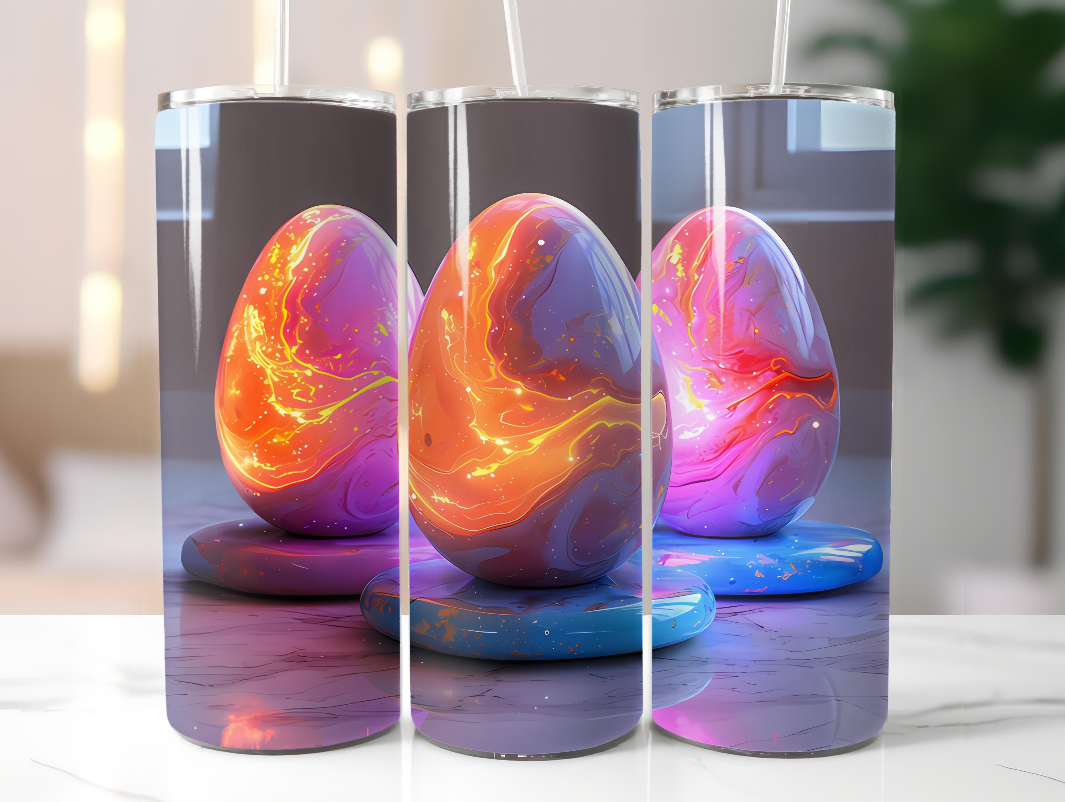 Neon Easter 3 Tumbler Wrap - CraftNest