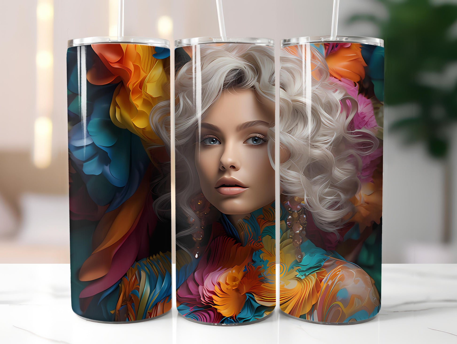 Neon Spring 3 Tumbler Wrap - CraftNest