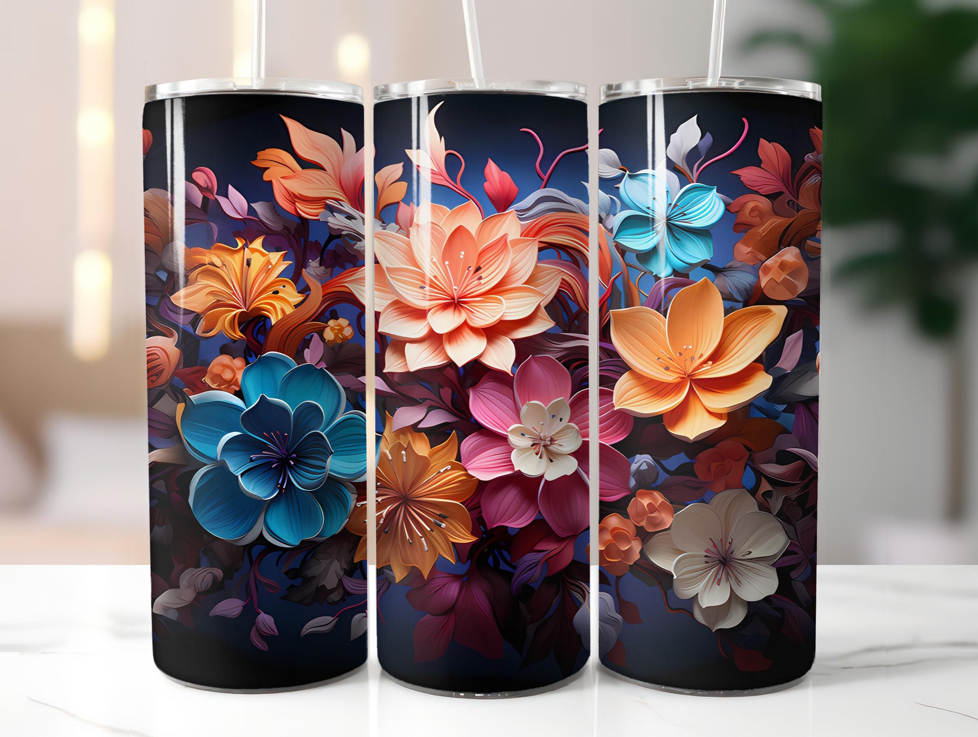 Neon Spring 3 Tumbler Wrap - CraftNest