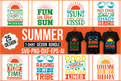 Summer T-Shirt Bundle 1 - CraftNest - Digital Crafting and Art
