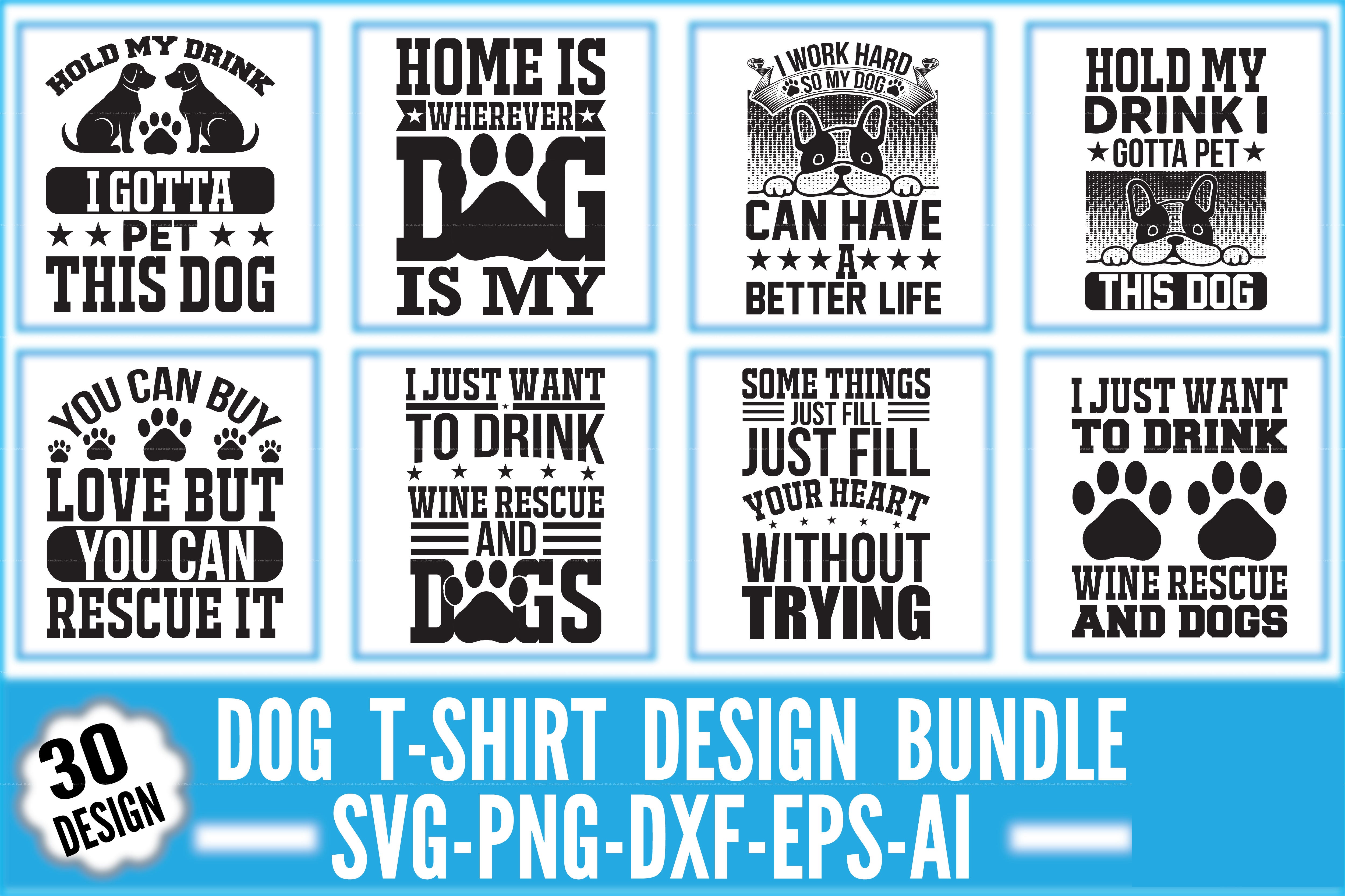 Dog Design SVG Bundle 4
