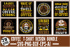 Coffee T-Shirt Design SVG Bundle 2