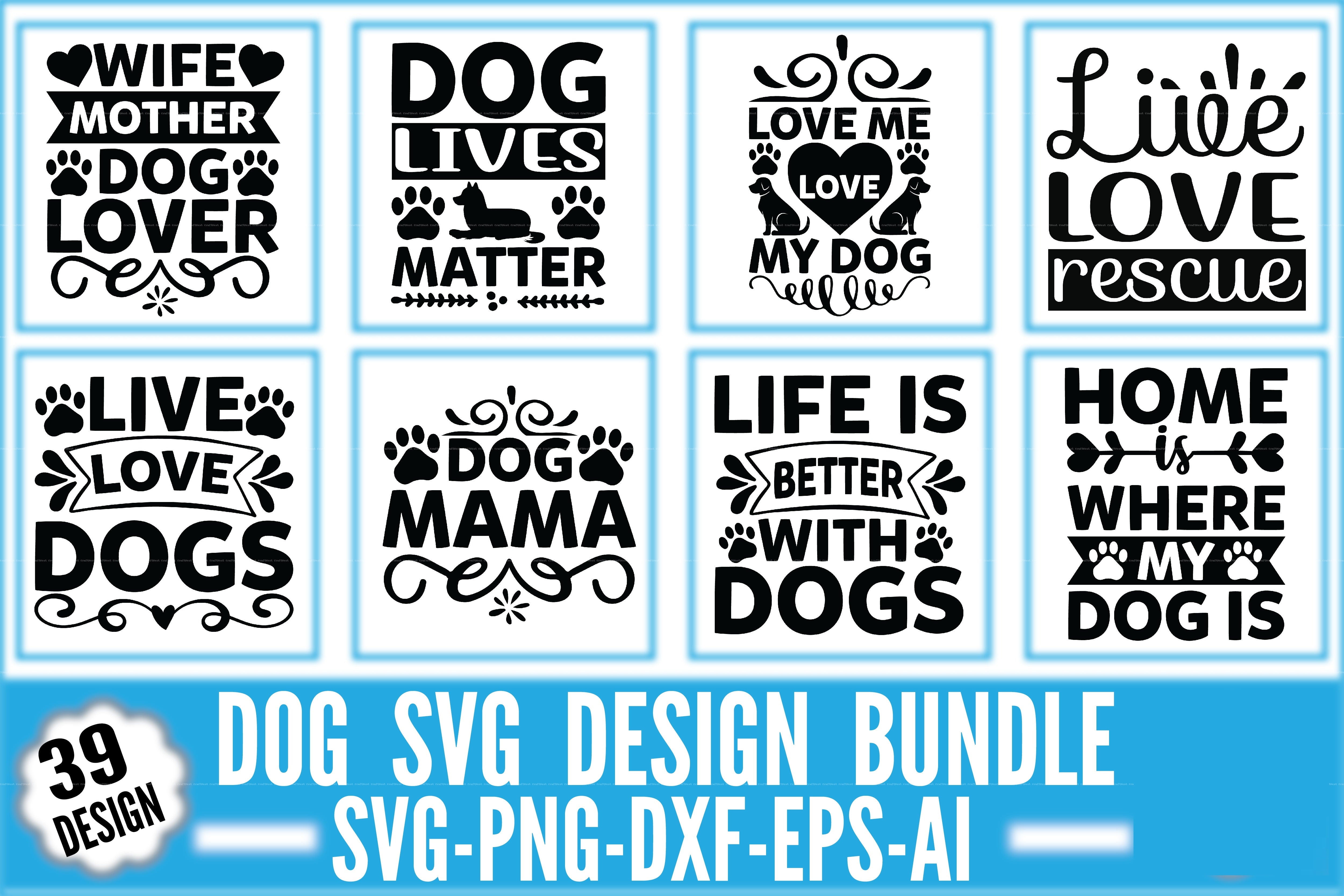 Dog Design SVG Bundle 3