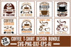 Coffee T-Shirt Design SVG Bundle 3