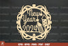 Vintage New Year 2024 Ornament Clipart Bundle