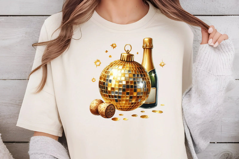 New Year Disco Balls Clipart Bundle - CraftNest - Digital Crafting and Art