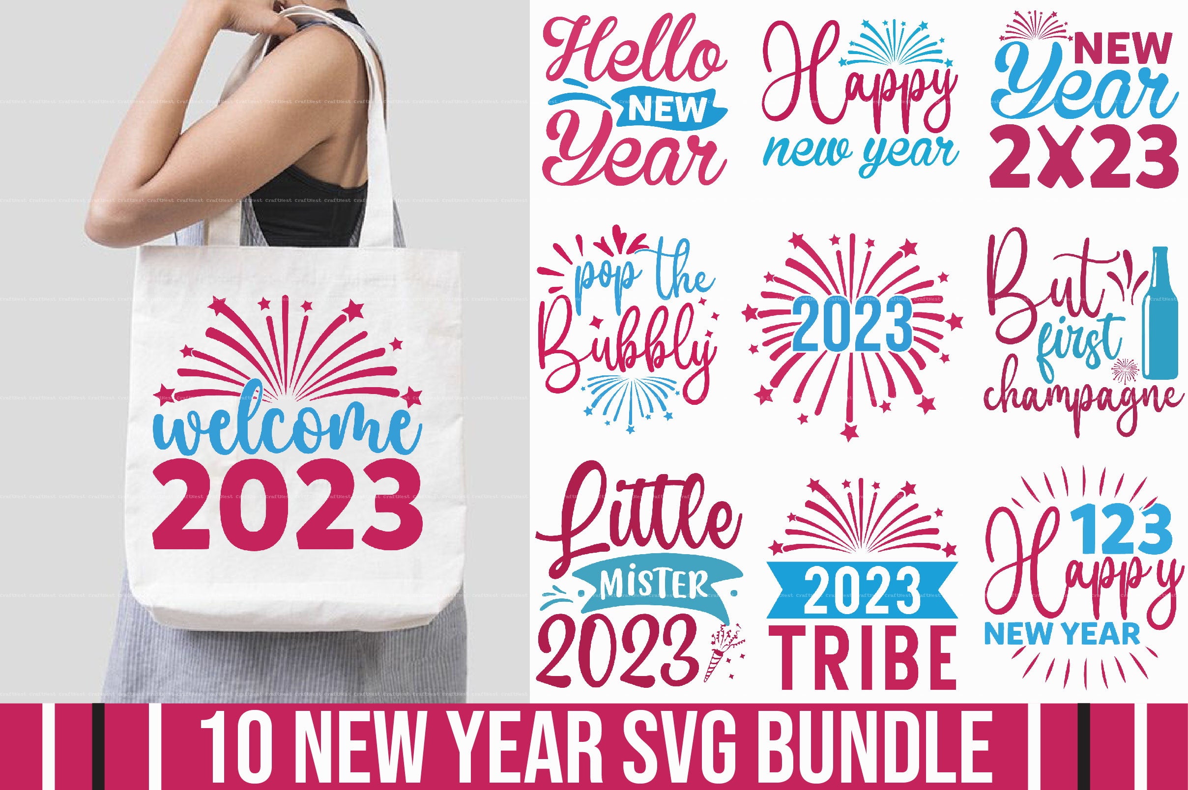 New Year SVG Bundle 11