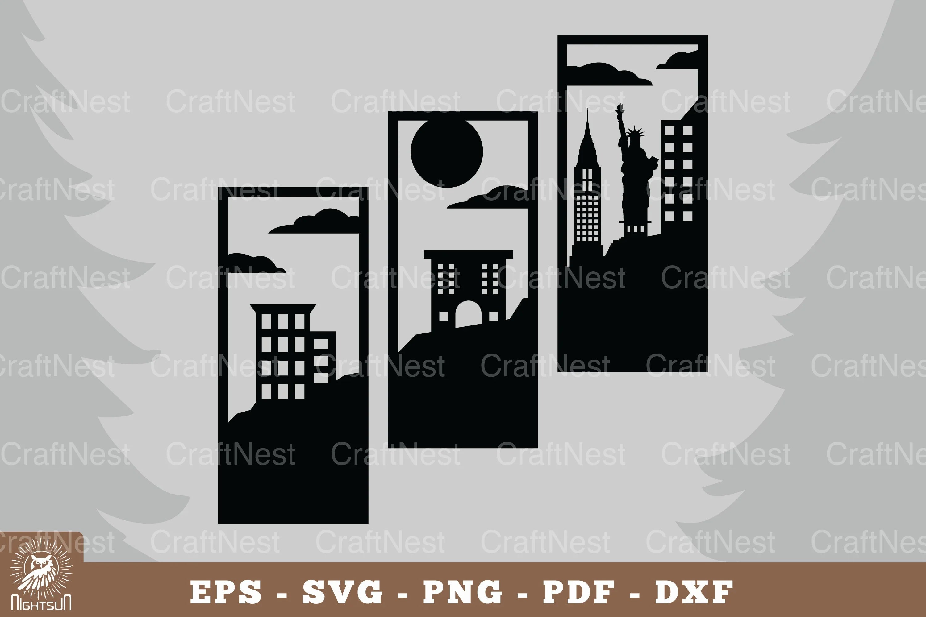 New York City Home Decor SVG Bundle - CraftNest - Digital Crafting and Art