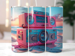 Nineties Summer 3 Tumbler Wrap - CraftNest - Digital Crafting and Art