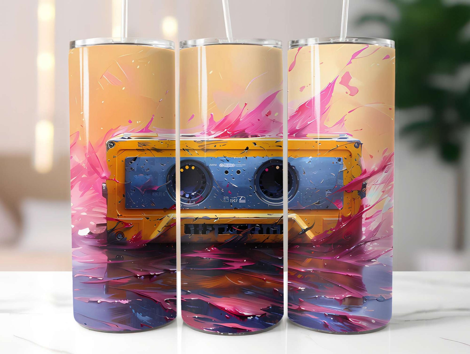 Nineties Summer 5 Tumbler Wrap - CraftNest - Digital Crafting and Art