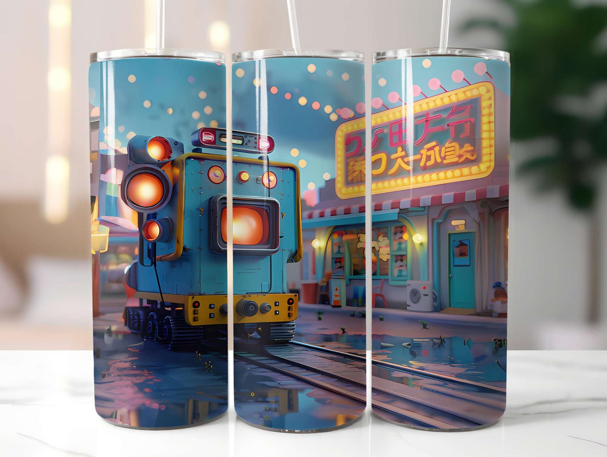 Nineties Summer 5 Tumbler Wrap - CraftNest - Digital Crafting and Art