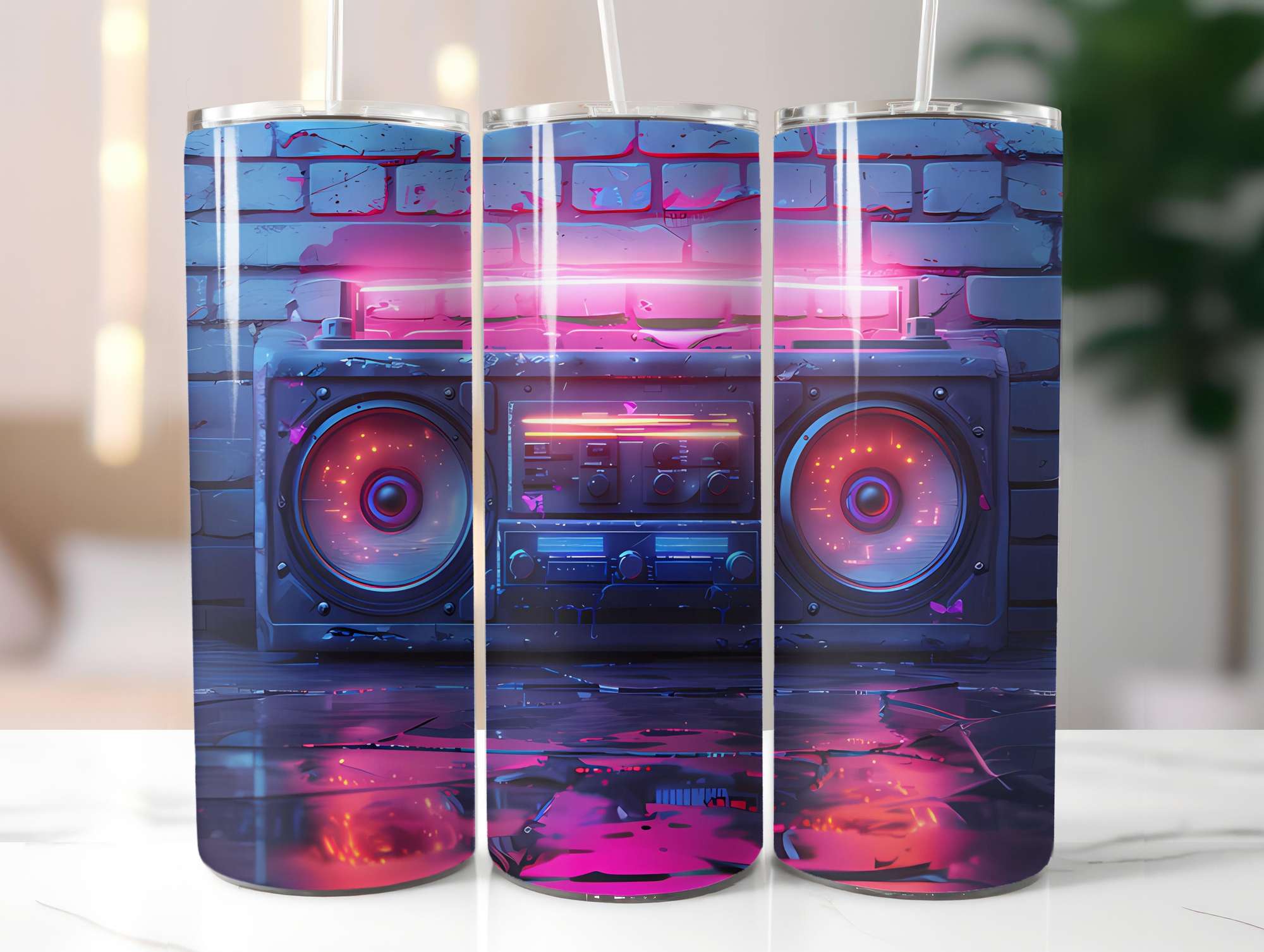 Nineties Summer 1 Tumbler Wrap - CraftNest - Digital Crafting and Art