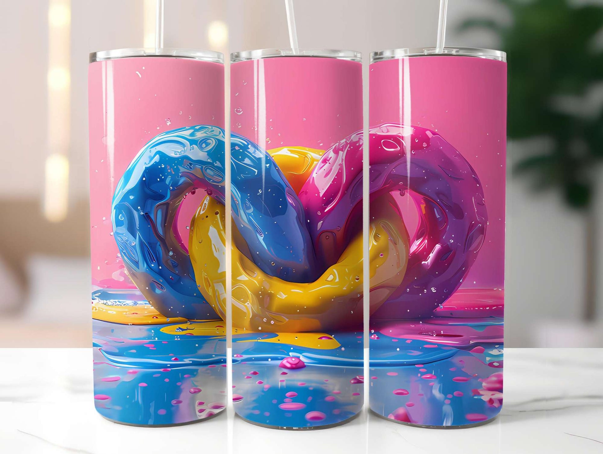 Nineties Summer 1 Tumbler Wrap - CraftNest - Digital Crafting and Art