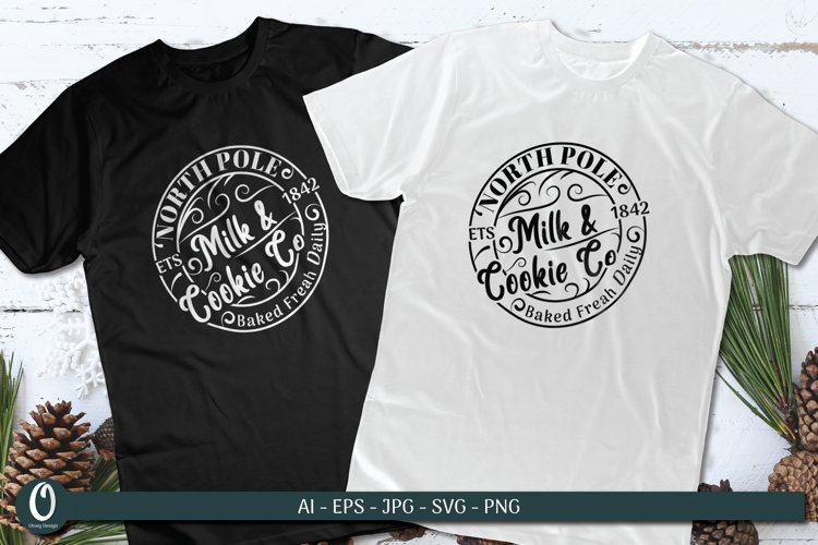 North Pole Milk Cookie Co SVG Bundle - CraftNest - Digital Crafting and Art