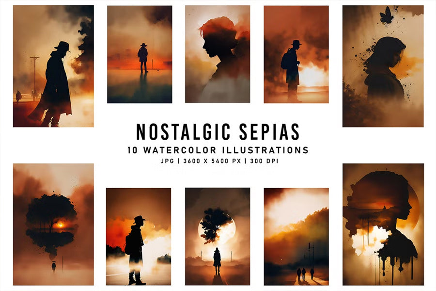 Nostalgic Sepias - Wall Art