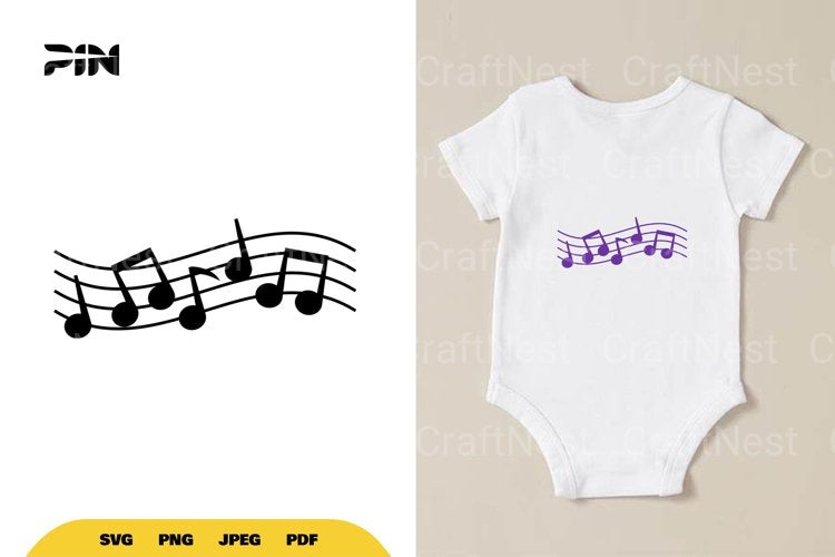 Music Note SVG Bundle - CraftNest - Digital Crafting and Art